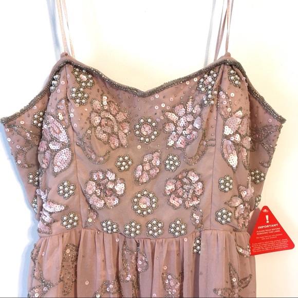 NWT ASOS Frock & Frill Beaded Prom Bridesmaid - Picture 4 of 7